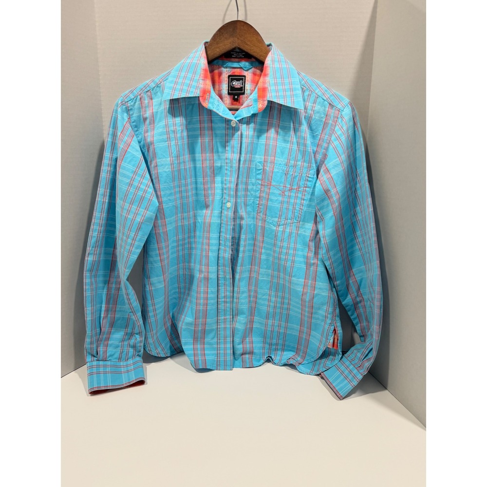Cruel Girl Plaid Button-Up Shirt | Long Sleeve | Western Style | Size Small